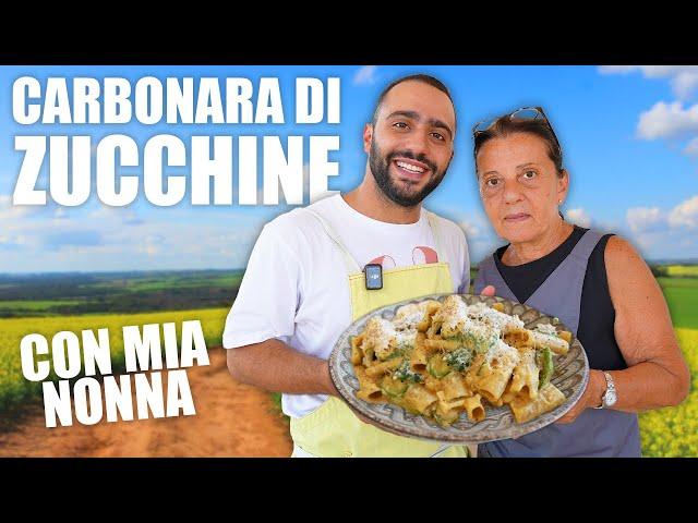 CARBONARA DI ZUCCHINE CON NONNA