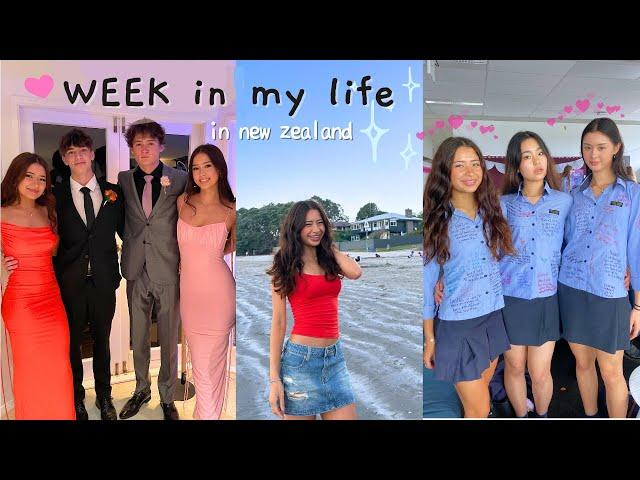 nz highschool week in my life | school ball, japan trip