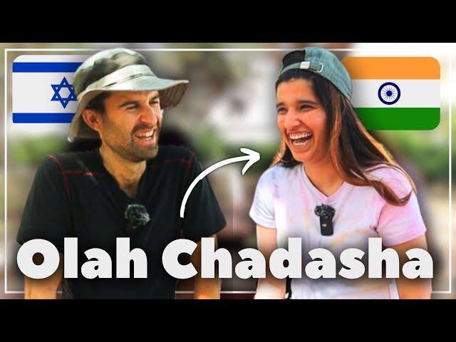 Beginner Hebrew Conversation with Olah Chadasha from India | Learn Hebrew with Us! @IndianInIsrael