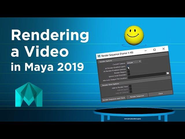 Rendering a Video Animation in Maya - Tutorial