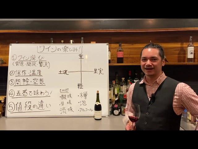 ワインの楽しみ 2/3 美味しく飲む方法