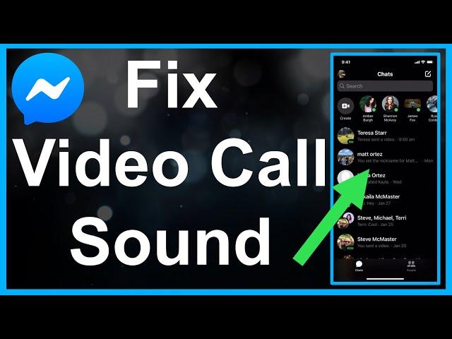 How To FIX Messenger Video Call Sound Problem!