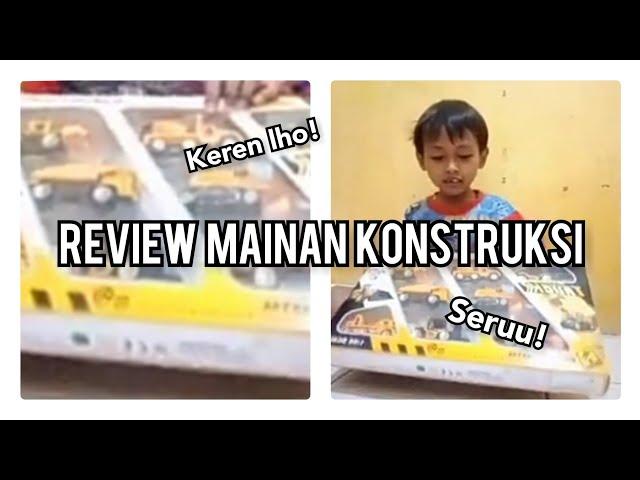 Unboxing Mainan Mobil Konstruksi || by Bientang Junior ^^