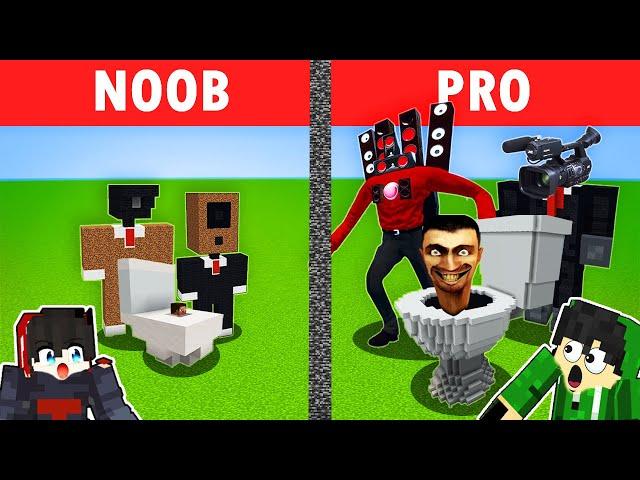 Best of Minecraft - NOOB VS PRO: SKIBIDI TOILET, TITAN SPEAKER HOUSE | Minecraft OMOCITY (Tagalog)