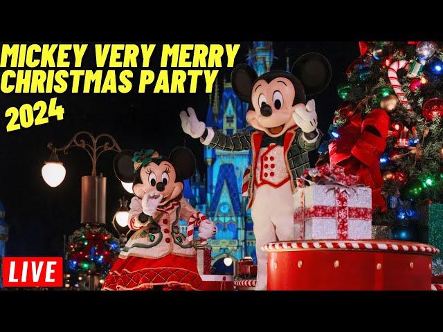  LIVE: Mickey's Very Merry Christmas Party 2024 at Magic Kingdom - Walt Disney World 11/11/2024