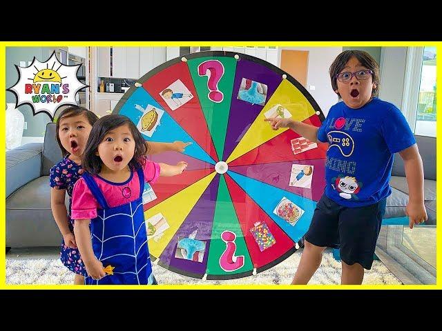 SPIN The MYSTERY WHEEL & DOING WHATEVER IT LANDS ON Challenge!!