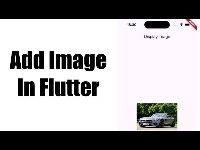 How To Add Image Into Flutter App