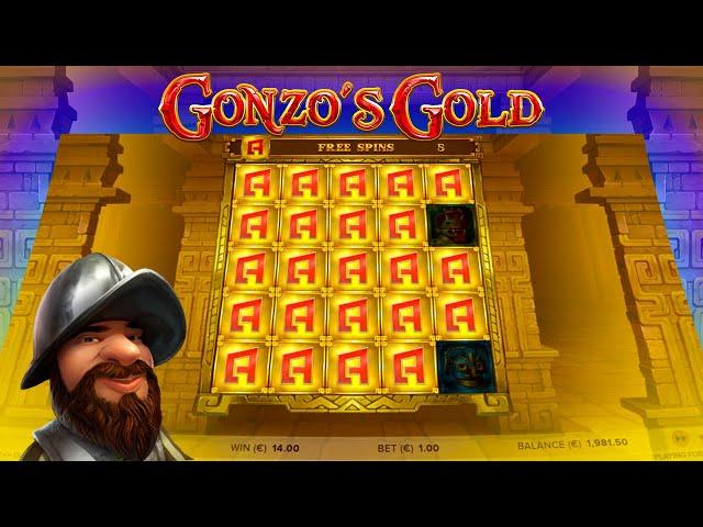  FIRST LOOK  Gonzo's Gold (NetEnt)