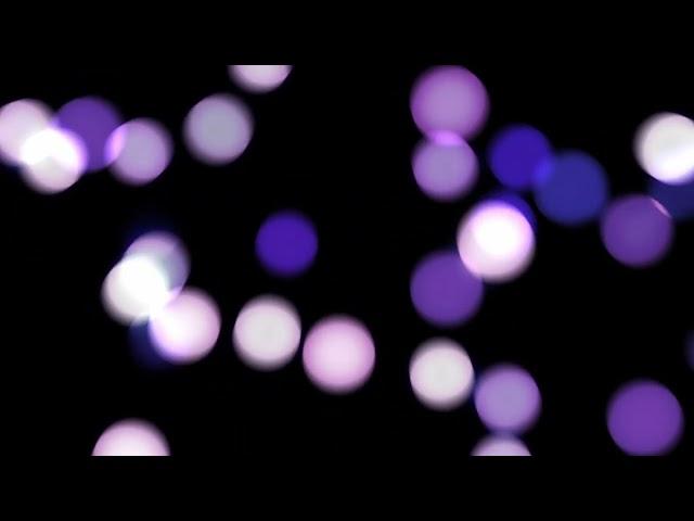 Purple Bokeh Lights | Screensaver with No Music | Night Light | Sleep, Study, Work, Relax