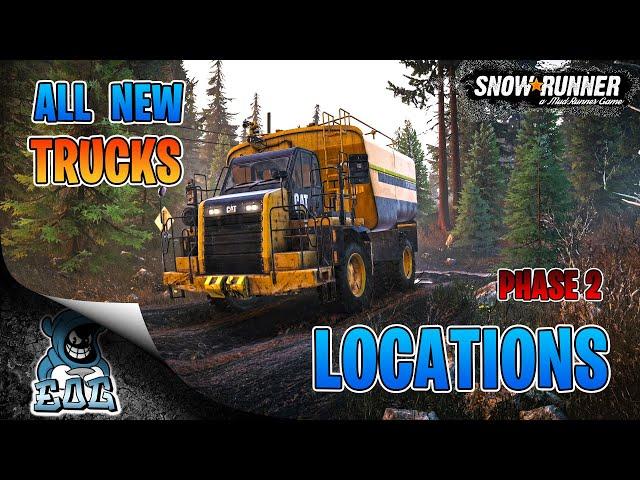 Snowrunner All New Trucks Locations (Phase 2 DLC)