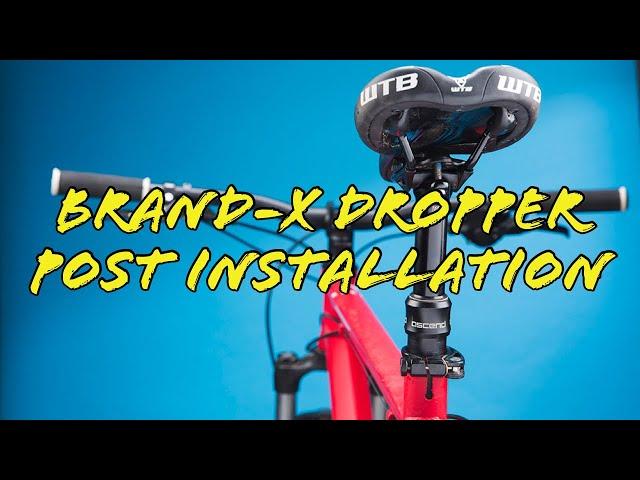 How to install a Brand X dropper post on a Vitus Nucleus VRS