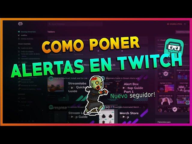 🟣COMO PONER ALERTAS EN TWITCH GRATIS 2024🟣