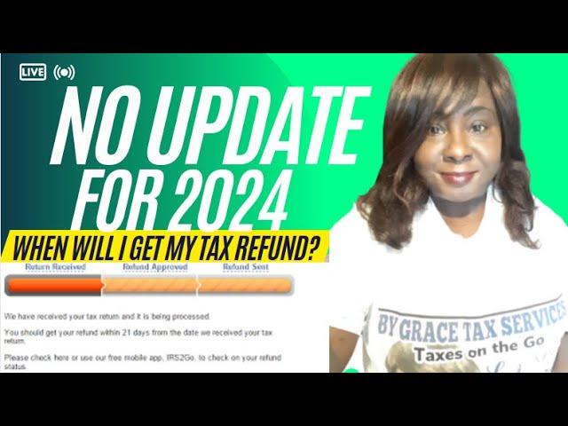 No Refund Update Yet | Where's my IRS Tax Refund in 2024