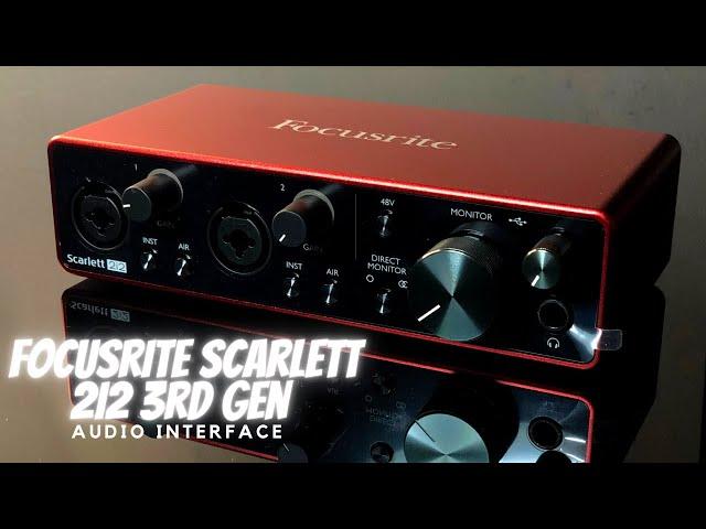 Focusrite Scarlett 2I2  Unboxing and Audio Testing