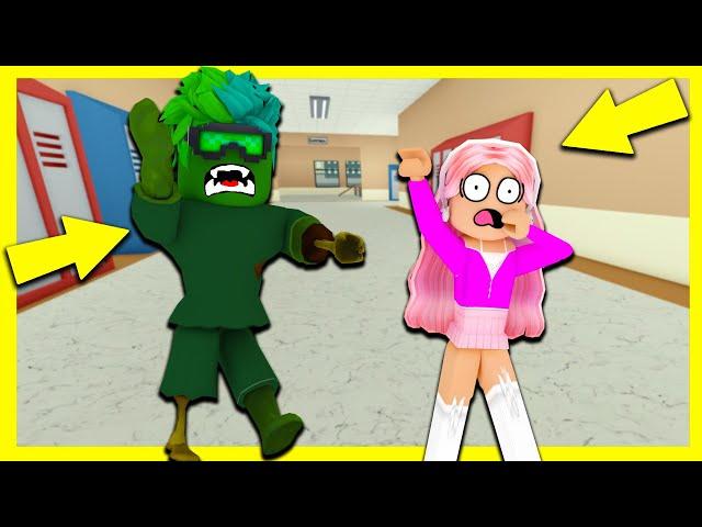  OKULUMUZU KATİL ZOMBİLER BASTI  ROBLOX KAÇIŞ HİKAYE | KÜBRA NİSA HAN KANAL 