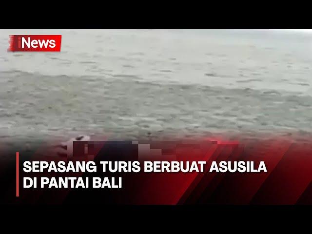 Viral! Sepasang Turis Berbuat Asusila di Pantai Bali