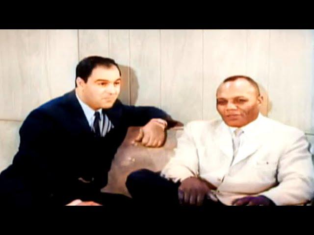 Rocky Marciano Interviews Jersey Joe Walcott - 1961 In Full Color