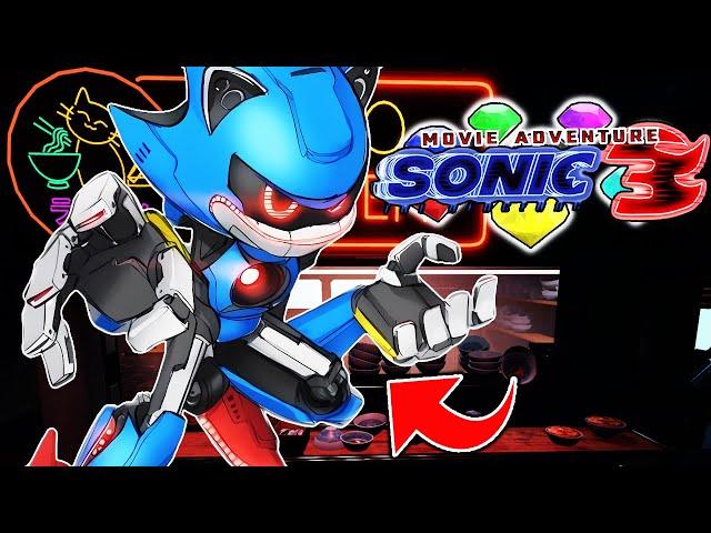 SONIC MOVIE ADVENTURE ! ACHEI A NOVA ÀREA SECRETA E COMO DESBLOQUEAR O METAL SONIC DO FILME 3!