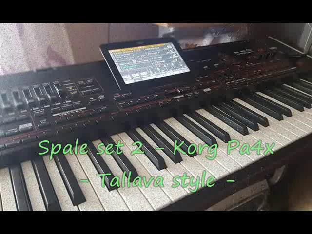 Spale set 2 - Korg Pa4x - Tallava style (new set)