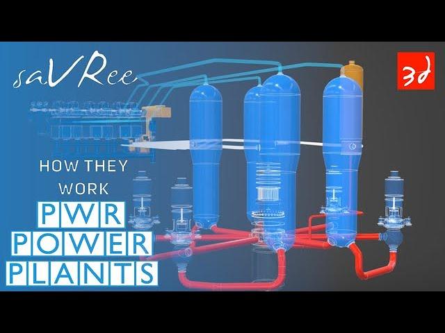 How Pressurized Water Reactor (PWR) Power Plants Work! - saVRee Snacks (SS#16)