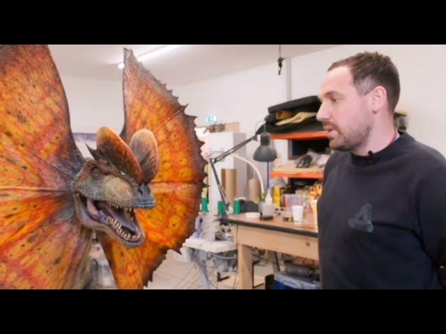 Making of the Dilophosaurus Animatronic Jurassic World Dominon