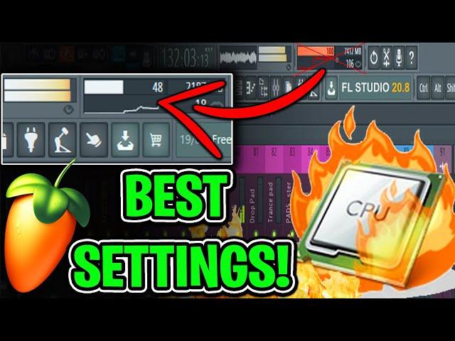 How To Get Better CPU performance In FL Studio - Fix High CPU Usage!