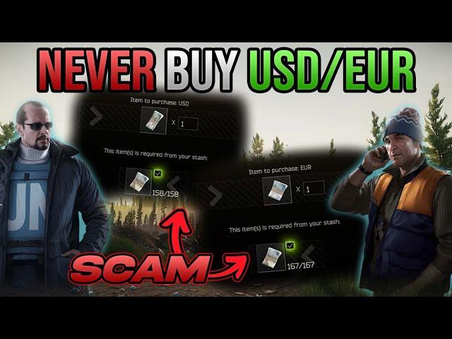 The traders are ripping you off - Escape from Tarkov - Euro and Dollar Trading