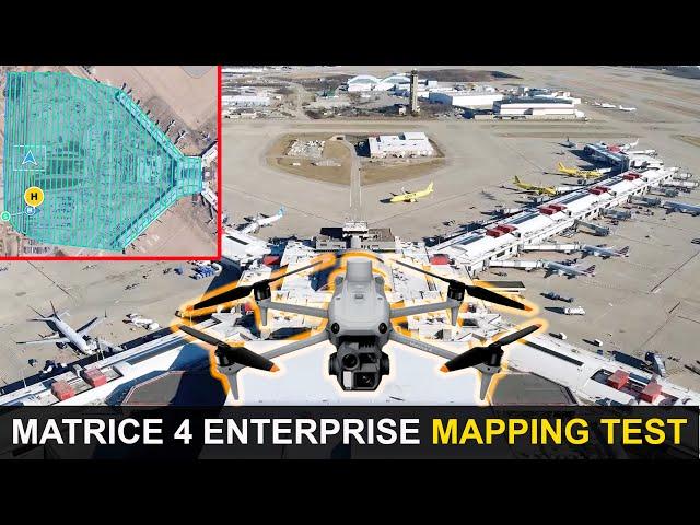 Matrice 4 Enterprise REVIEW | Mapping a Major Airport Terminal