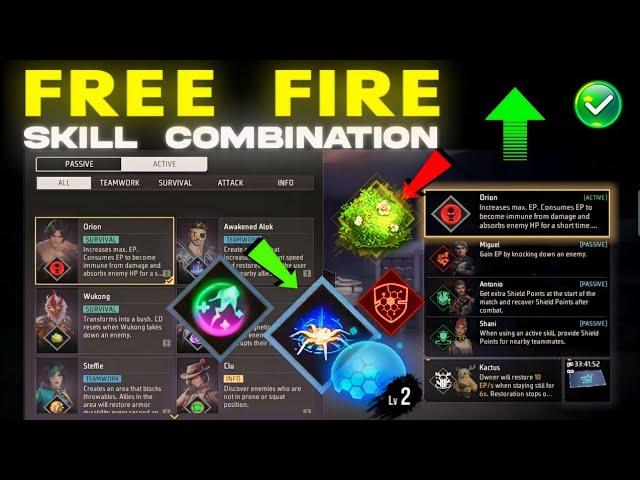 Free Fire Best Combination | BR rank character combination 2024 | BR rank combination