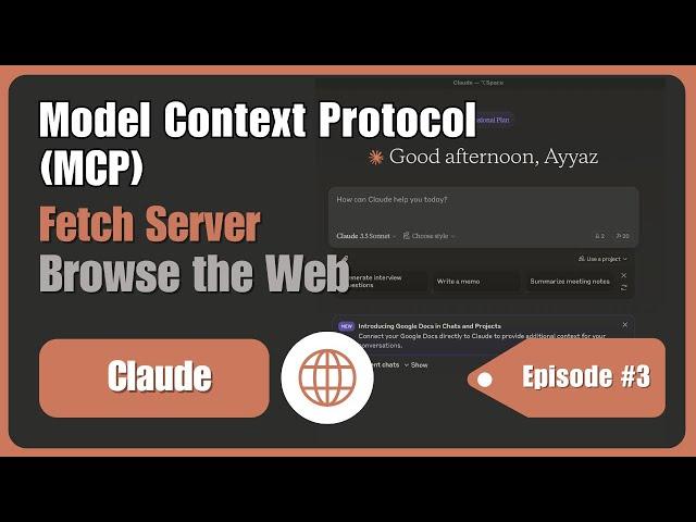 Claude MCP - Fetch Server | Browse Web | Episode #3