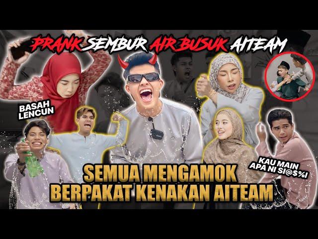 PRANK SEMBUR AIR BUSUK!!! SEMUA MENGAM0K LARI BERPAKAT KENAKAN AITEAM?! KECOH OFIS...