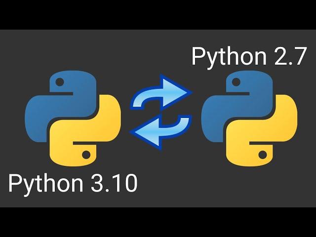 How to switch Python versions in Windows 10. Set Python path