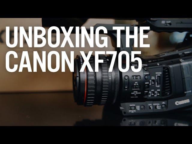 Unboxing the Canon XF 705 4k Video Camera