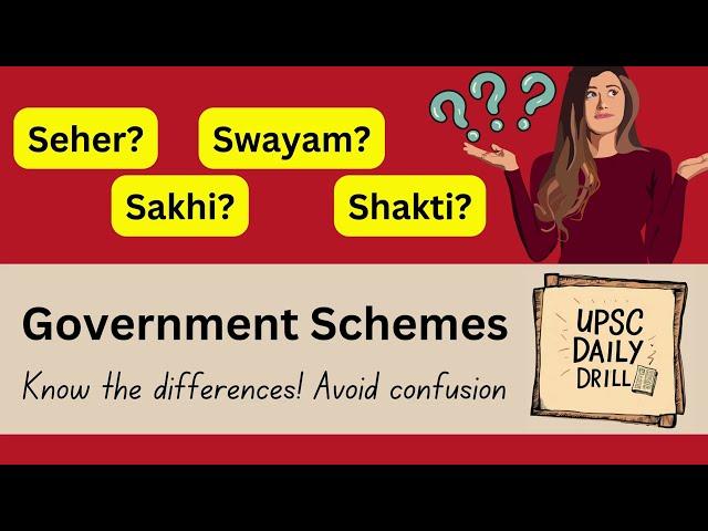 UPSC Important Schemes simplified | Ace UPSC 2025 #shorts #upsc #ias #gk #mcq #prelims #trending