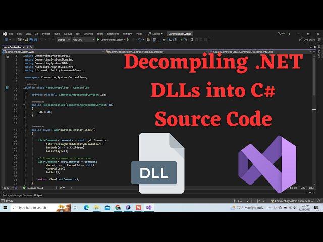 Decompiling .NET DLLs into C# Source Code: A Step-by-Step Guide