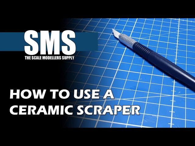 HOW TO USE THE SMS CERAMIC SCRAPER!