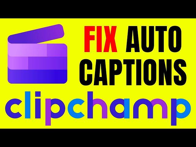 Clipchamp Auto Captions Not Working (EASY FIX)