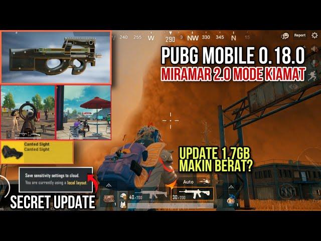 AKHIRNYA PUBG MOBILE UPDATE 18.0 - MIRAMAR 2.0, P90, CANTED SIGHT, CHEER PARK, SCOPE WIN94 (LENGKAP)