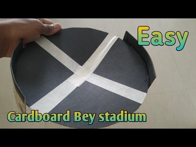 Cardboard Beyblade Stadium | How to make beyblade stadium at home with cardboard | GWP Creations