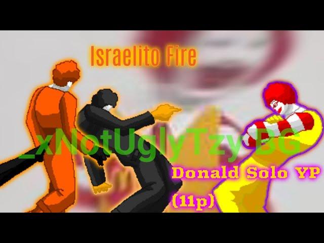 M.U.G.E.N Battle #572: Israelito Fire vs Donald Solo YP (11p)