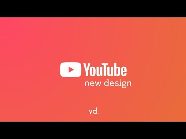 Concept - YouTube new Design #YouTubeWeWant