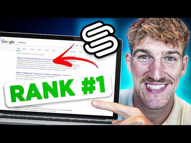 How to Rank on Page 1 with Squarespace (5 steps)