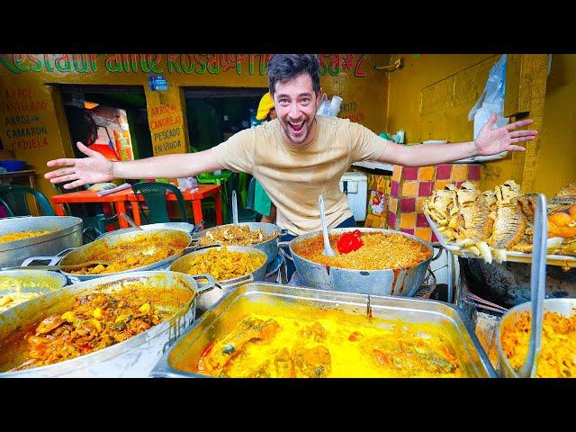 COLOMBIAN STREET FOOD at Bazurto Market!! CHEAP Street Food in Cartagena, Colombia!