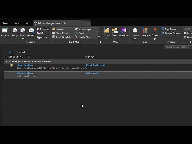 How To Recall An Email In Outlook