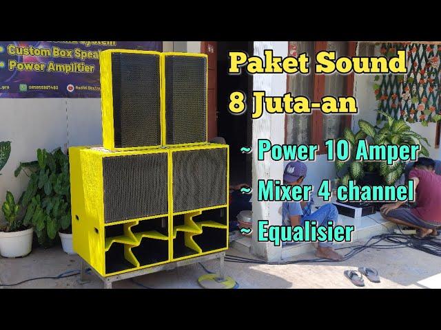 PAKET SOUND MINIMALIS KOMPLIT ACCESORIES HARGA CUMA 8 JUTA-AN SIAP TAHUN BARU-AN