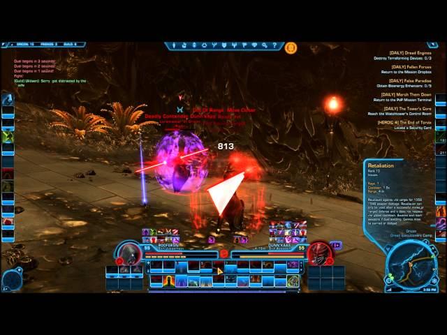 SWTOR Sith Juggernaut (Level 55) vs (Level 55) Sith Assassin Dueling