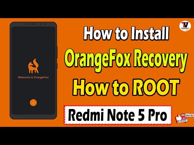 Install Orange Fox Recovery & ROOT Redmi Note 5 Pro | Without Loosing DATA |100% Working  Hindi |
