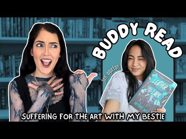 We read Leather & Lark so you don't have to  BUDDY READing vlog ft @JanAgaton