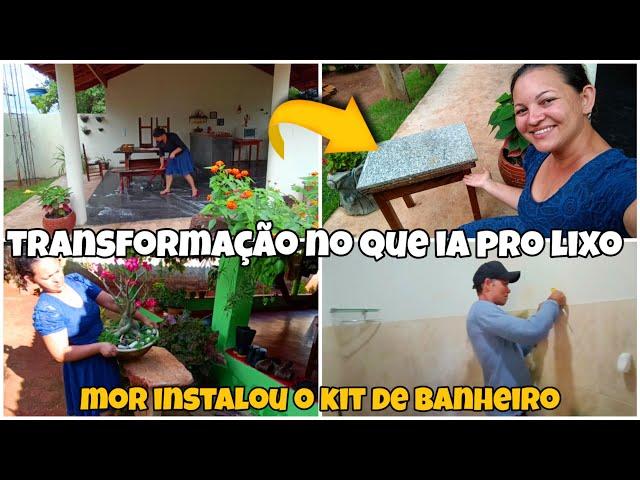 DEIXANDO NOSSO CANTINHO LIMPO E ORGANIZANDO*BANHEIRO DE CARA NOVA*...