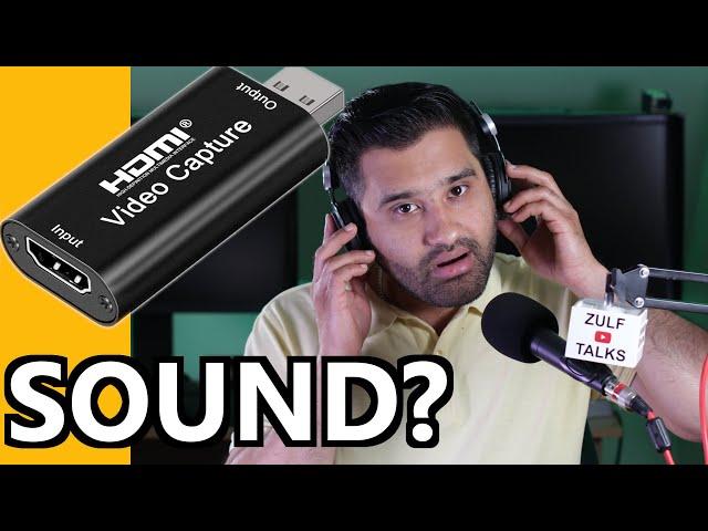 No sound while playing with HDMI Capture Card